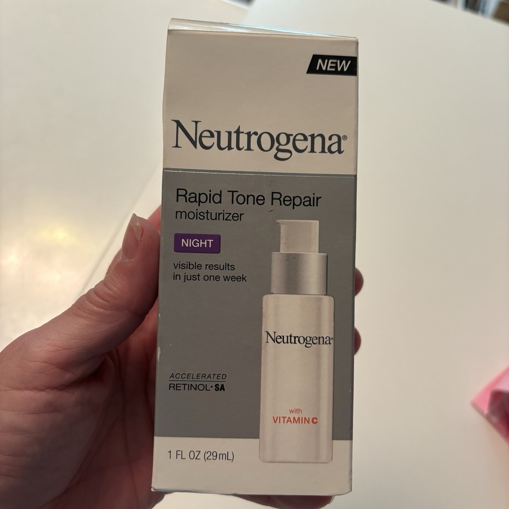 Neutrogena Rapid Tone Repair Night Moisturizer 1 Oz New